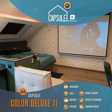 Capsule Color Deluxe Balneo I Ecran Home Cinema I Console De Jeux Trith-Saint-Leger Екстериор снимка